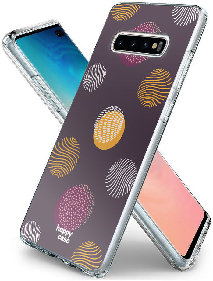 HappyCase Galaxy S10 Plus Flexibel TPU Hoesje Cirkels Print afbeelding 4