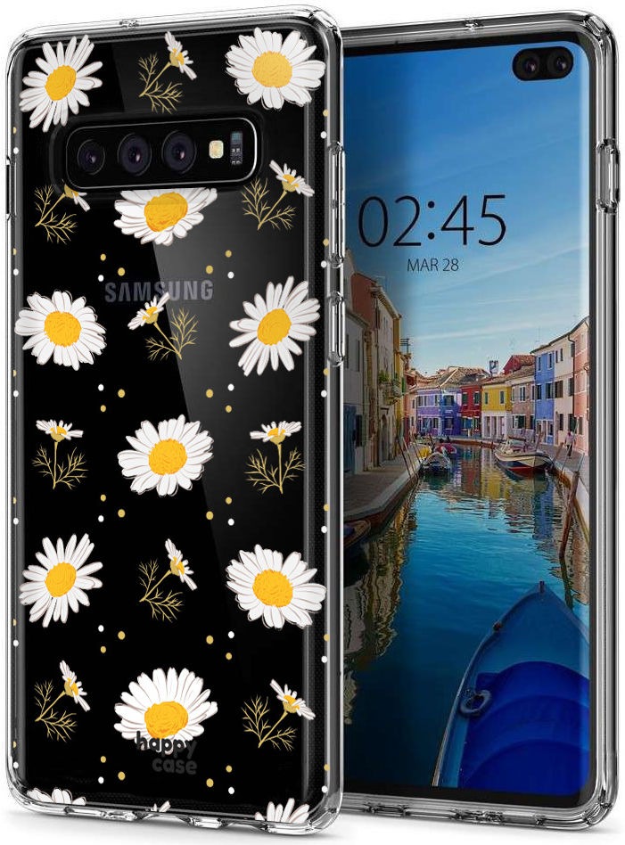 HappyCase Galaxy S10 Plus Flexibel TPU Hoesje Bloemen Print afbeelding 6