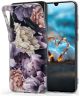 HappyCase Samsung Galaxy A70 Flexibel TPU Hoesje Flower Print