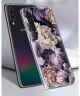 HappyCase Samsung Galaxy A70 Flexibel TPU Hoesje Flower Print