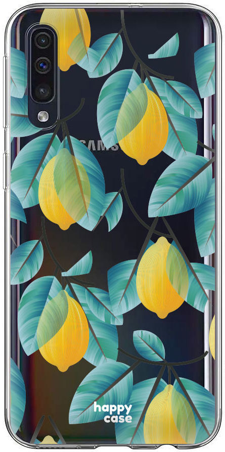 HappyCase Samsung Galaxy A70 Flexibel TPU Hoesje Citroen Print afbeelding 1