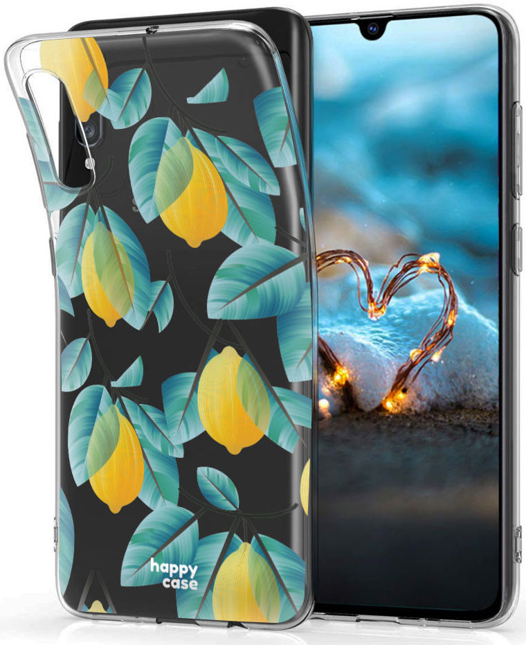 HappyCase Samsung Galaxy A70 Flexibel TPU Hoesje Citroen Print afbeelding 2
