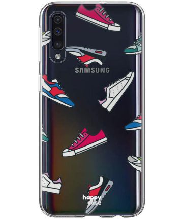 HappyCase Samsung Galaxy A70 Flexibel TPU Hoesje Sneaker Print Hoesjes