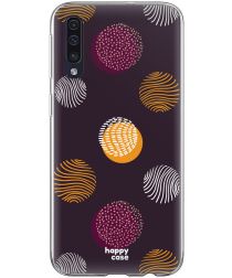HappyCase Samsung Galaxy A70 Flexibel TPU Hoesje Cirkels Print