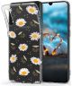 HappyCase Samsung Galaxy A70 Flexibel TPU Hoesje Bloemen Print