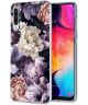HappyCase Samsung Galaxy A50 Hoesje Flexibel TPU Flower Print