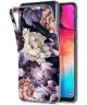 HappyCase Samsung Galaxy A50 Hoesje Flexibel TPU Flower Print