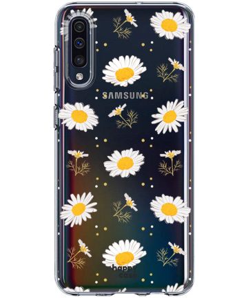 HappyCase Samsung Galaxy A50 Hoesje Flexibel TPU Bloemen Print Hoesjes