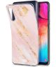 HappyCase Samsung Galaxy A50 Hoesje Flexibel TPU Pink Marmer Print