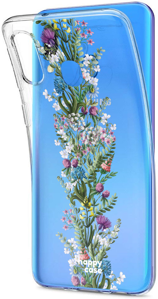 HappyCase Samsung Galaxy A40 Flexibel TPU Hoesje Floral Print afbeelding 4