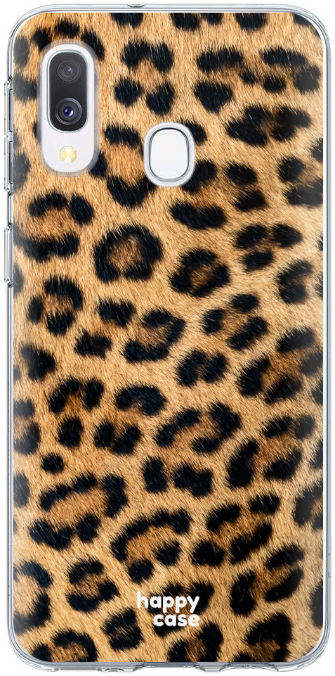 HappyCase Samsung Galaxy A40 Flexibel TPU Hoesje Wilde Panter Print afbeelding 1