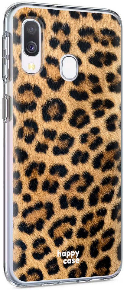 HappyCase Samsung Galaxy A40 Flexibel TPU Hoesje Wilde Panter Print afbeelding 7