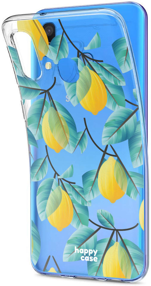 HappyCase Samsung Galaxy A40 Flexibel TPU Hoesje Citroen Print afbeelding 4
