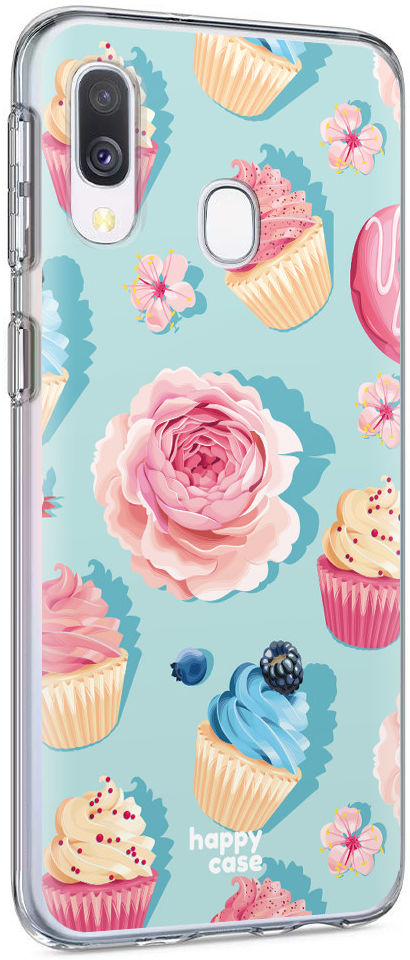 HappyCase Samsung Galaxy A40 Flexibel TPU Hoesje Toetjes Print afbeelding 5