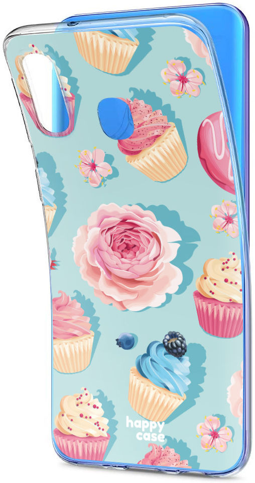 HappyCase Samsung Galaxy A40 Flexibel TPU Hoesje Toetjes Print afbeelding 4