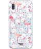 HappyCase Samsung Galaxy A40 Flexibel TPU Hoesje Flamingo Print