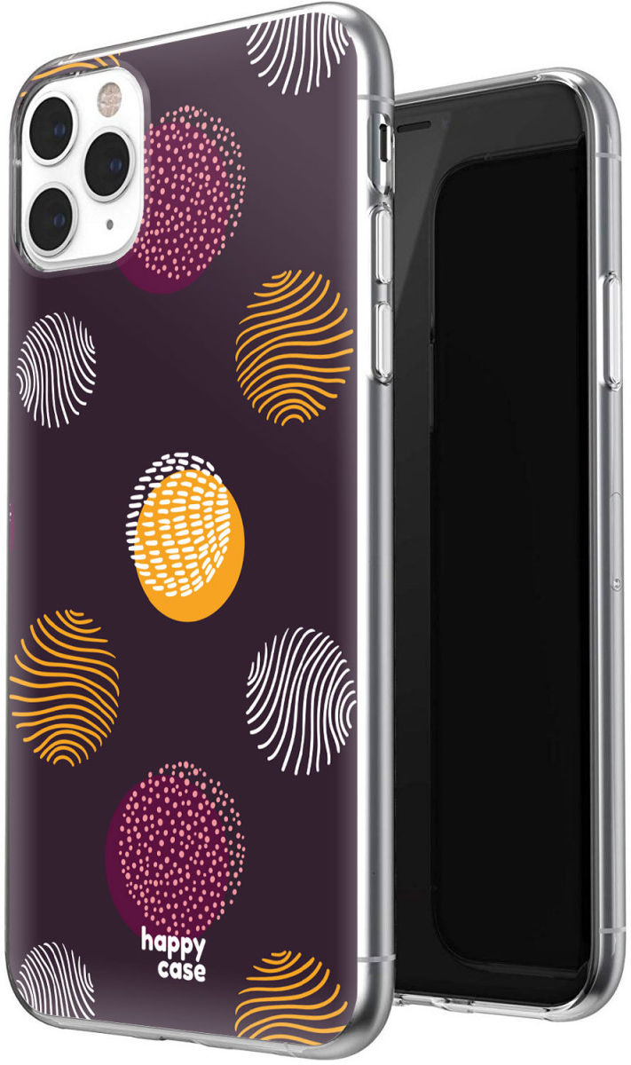 HappyCase iPhone 11 Pro Max Hoesje Flexibel TPU Cirkels Print afbeelding 2