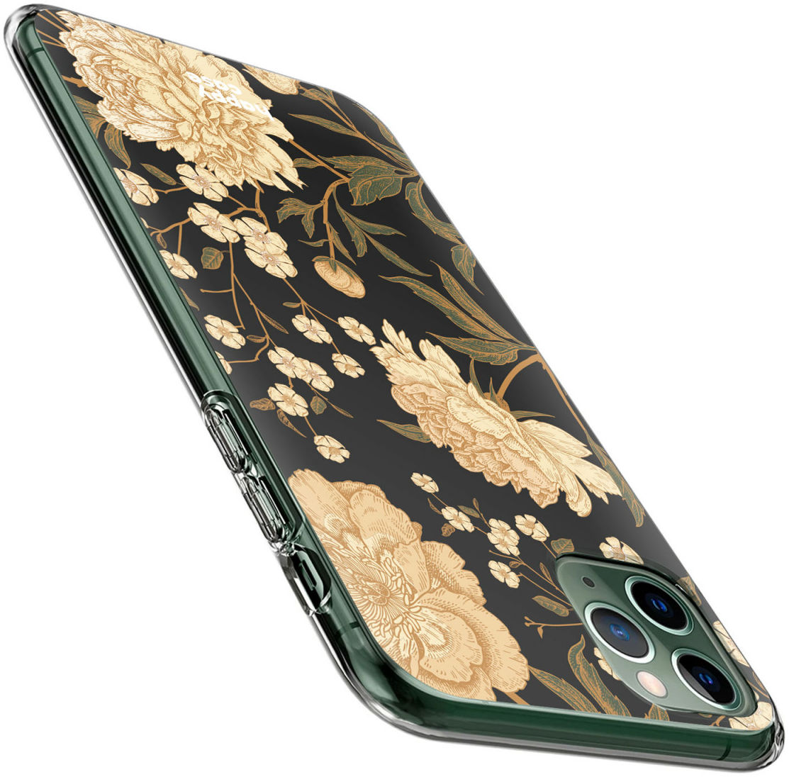 HappyCase iPhone 11 Pro Hoesje Flexibel TPU Gele Rozen Print afbeelding 4