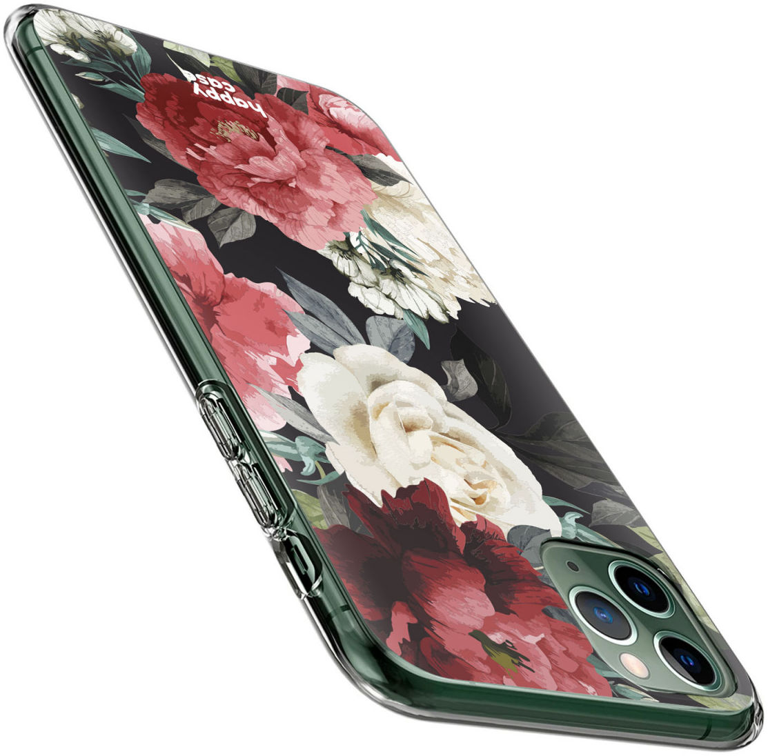HappyCase iPhone 11 Pro Hoesje Flexibel TPU Rozen Print afbeelding 5