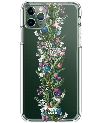 HappyCase iPhone 11 Pro Hoesje Flexibel TPU Floral Print Hoesjes
