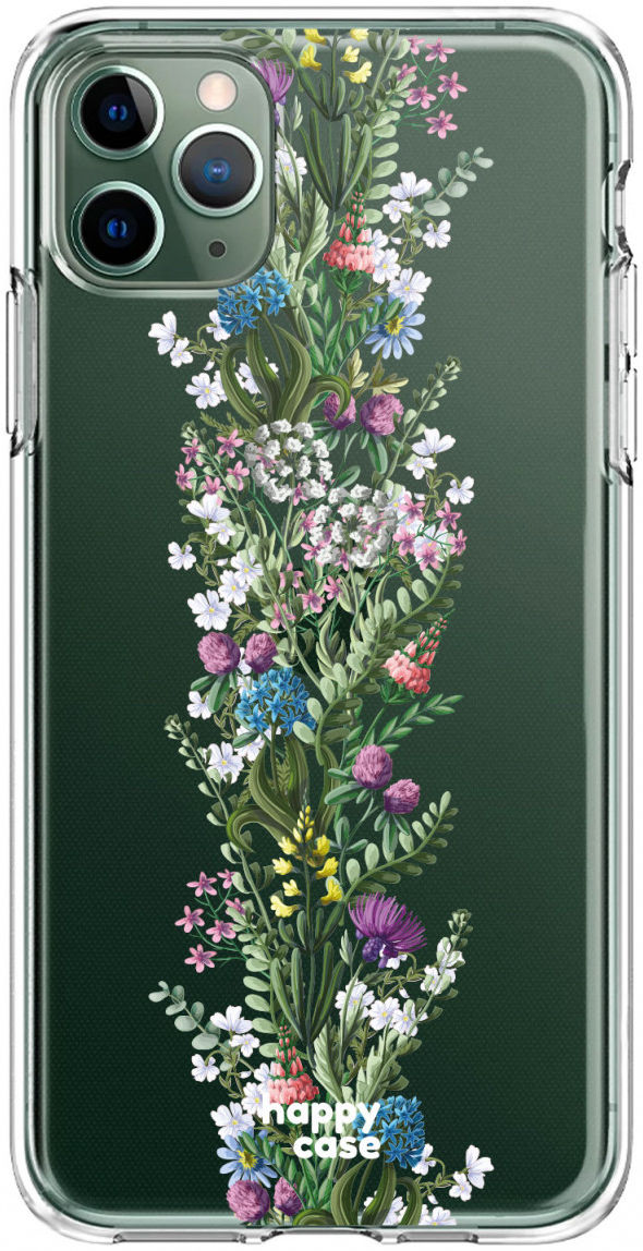 HappyCase iPhone 11 Pro Hoesje Flexibel TPU Floral Print afbeelding 1