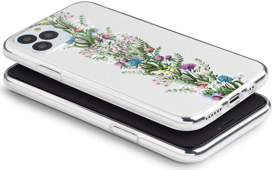 HappyCase iPhone 11 Pro Hoesje Flexibel TPU Floral Print afbeelding 5