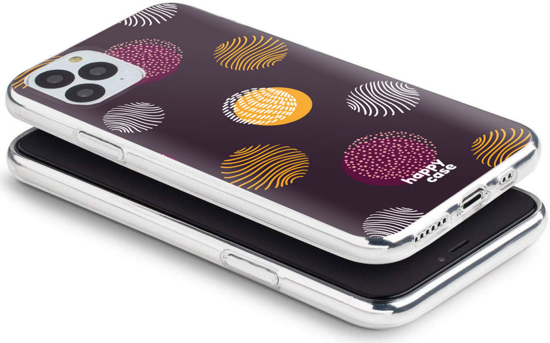 HappyCase iPhone 11 Pro Hoesje Flexibel TPU Cirkels Print afbeelding 5