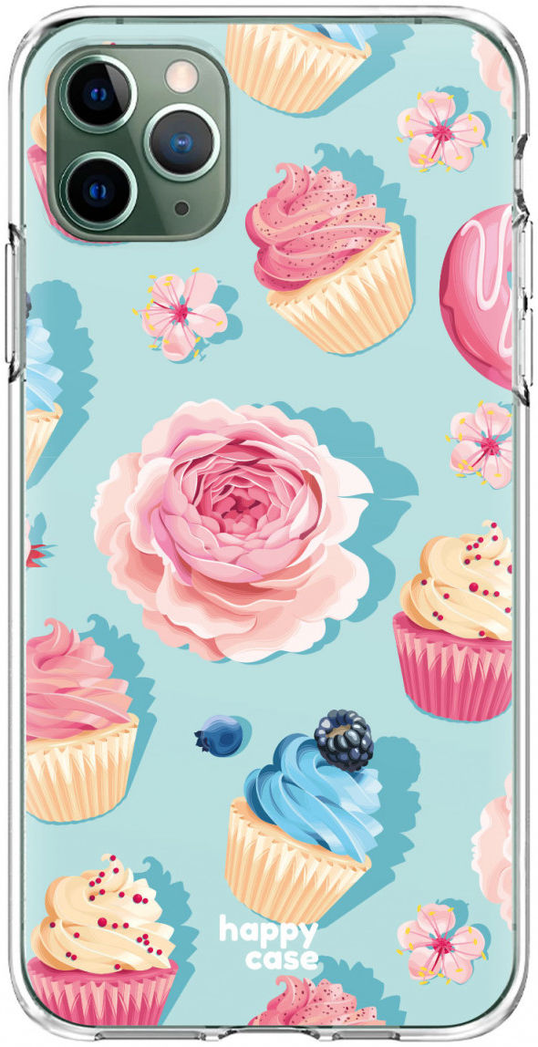 HappyCase iPhone 11 Pro Hoesje Flexibel TPU Toetjes Print afbeelding 1