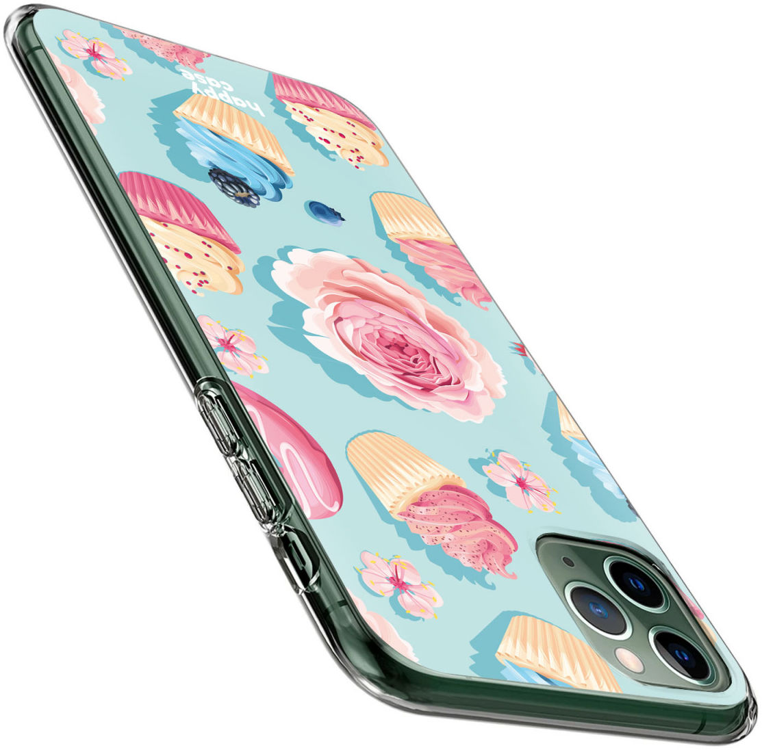 HappyCase iPhone 11 Pro Hoesje Flexibel TPU Toetjes Print afbeelding 4