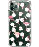 HappyCase iPhone 11 Pro Hoesje Flexibel TPU Flamingo Print