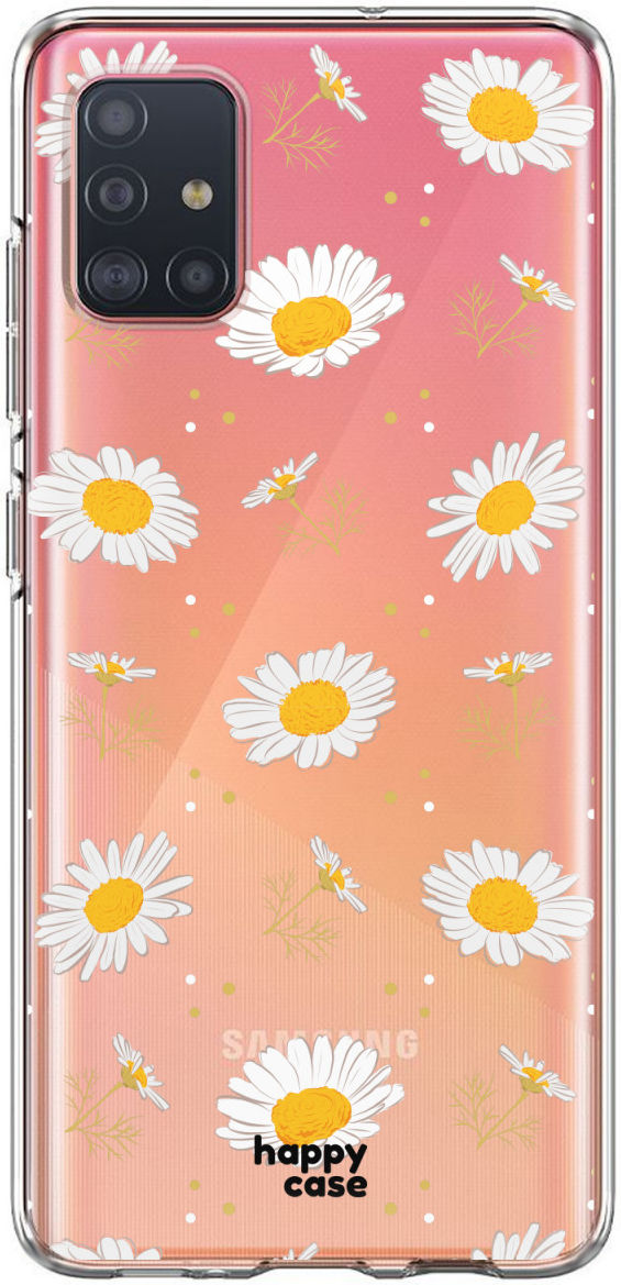HappyCase Samsung Galaxy A71 Hoesje Flexibel TPU Bloemen Print afbeelding 7