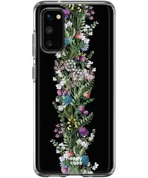 HappyCase Samsung Galaxy S20 Hoesje Flexibel TPU Floral Print