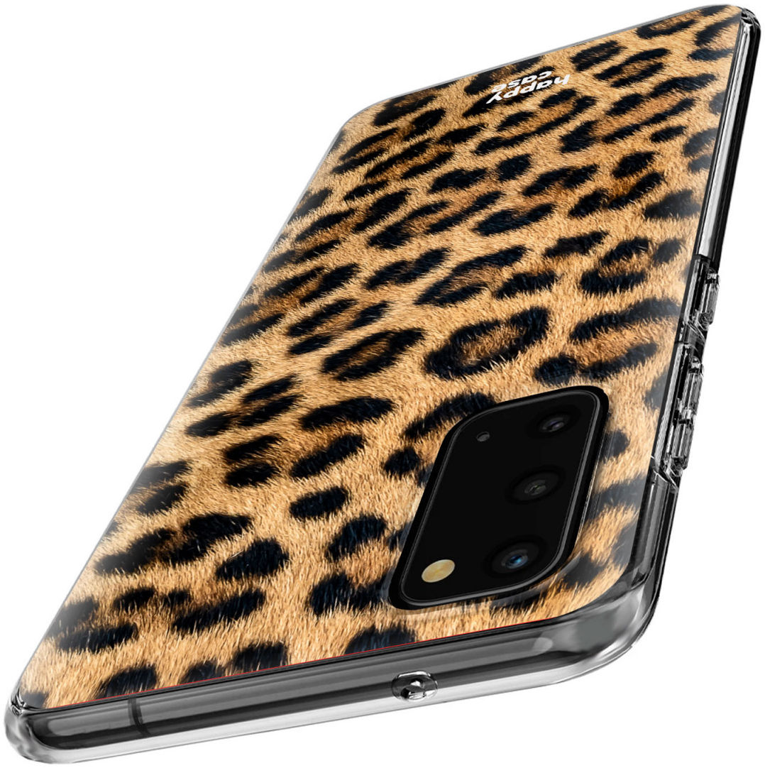 HappyCase Samsung Galaxy S20 Hoesje Flexibel TPU Wilde Panter Print afbeelding 6