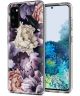 HappyCase Samsung Galaxy S20 Hoesje Flexibel TPU Flower Print
