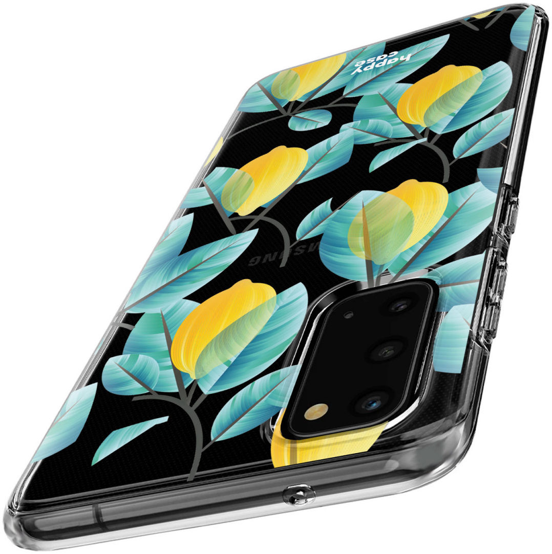 HappyCase Samsung Galaxy S20 Hoesje Flexibel TPU Citroen Print afbeelding 4
