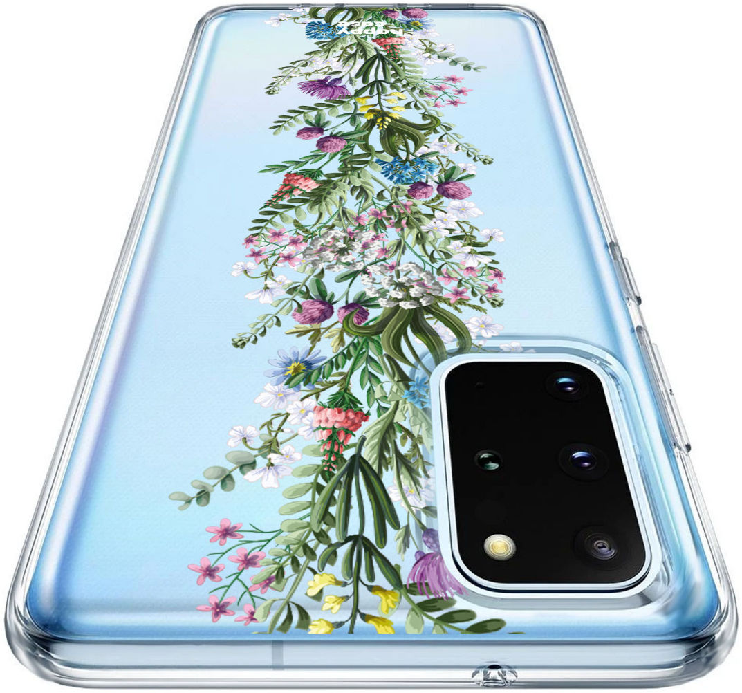 HappyCase Samsung S20 Plus Hoesje Flexibel TPU Floral Print afbeelding 5