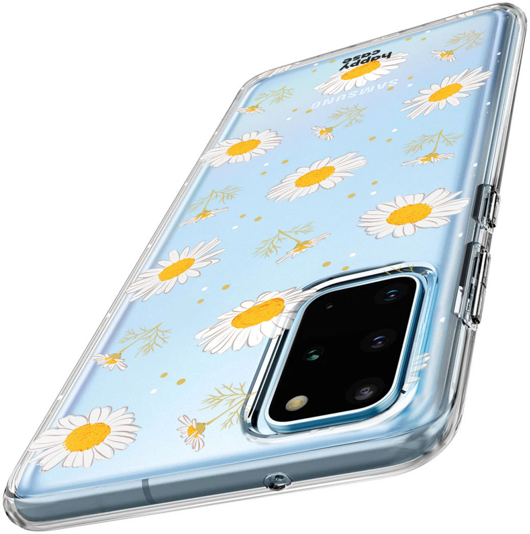 HappyCase Samsung S20 Plus Hoesje Flexibel TPU Bloemen Print afbeelding 5