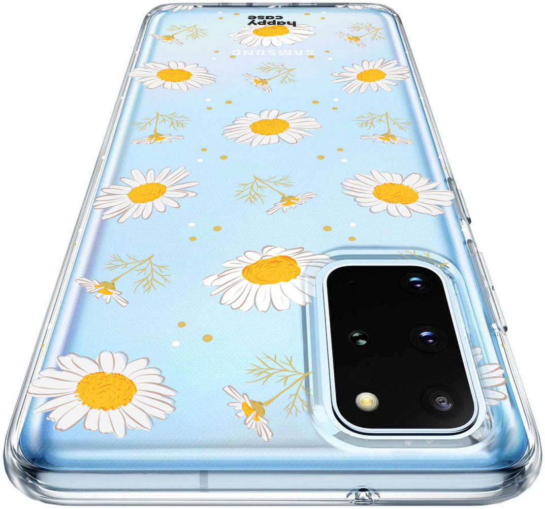 HappyCase Samsung S20 Plus Hoesje Flexibel TPU Bloemen Print afbeelding 6