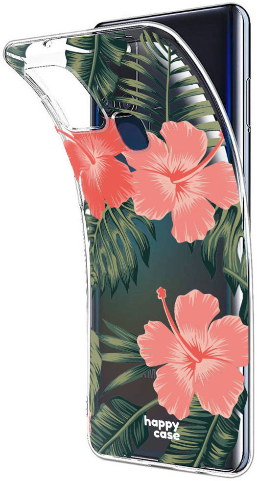 HappyCase Samsung Galaxy A21S Flexibel TPU Hoesje Tropic Vibe print afbeelding 4