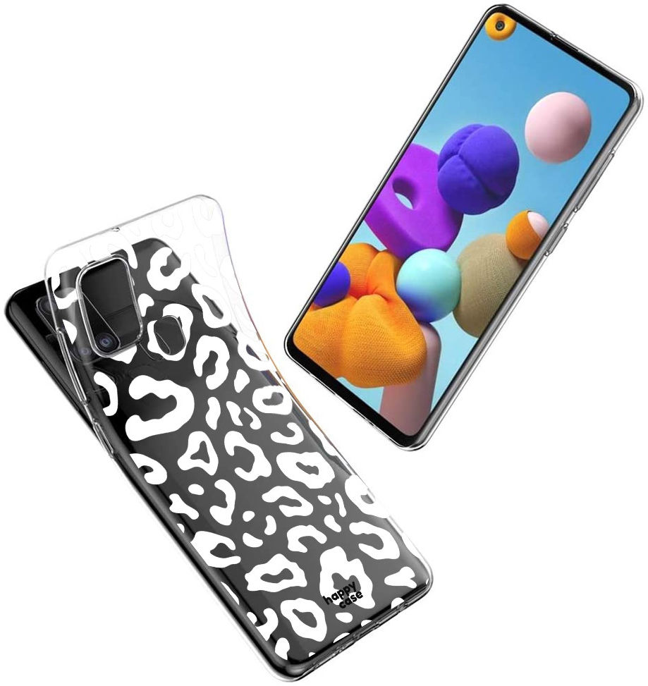HappyCase Samsung Galaxy A21S Flexibel TPU Hoesje Luipaard print afbeelding 10