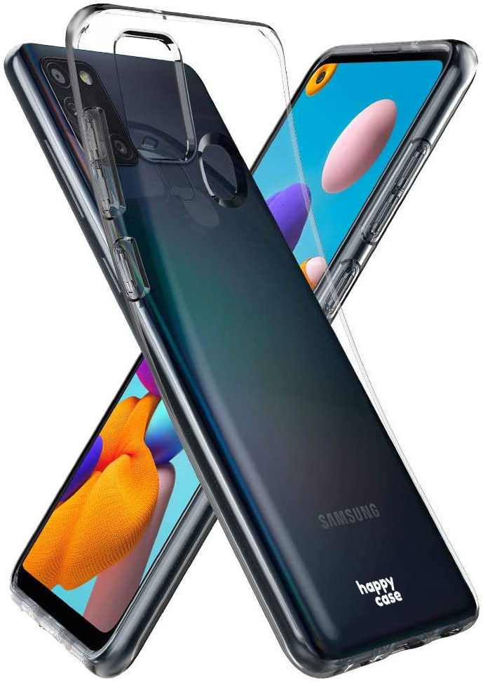 HappyCase Samsung Galaxy A21S Flexibel TPU Hoesje Clear print afbeelding 2