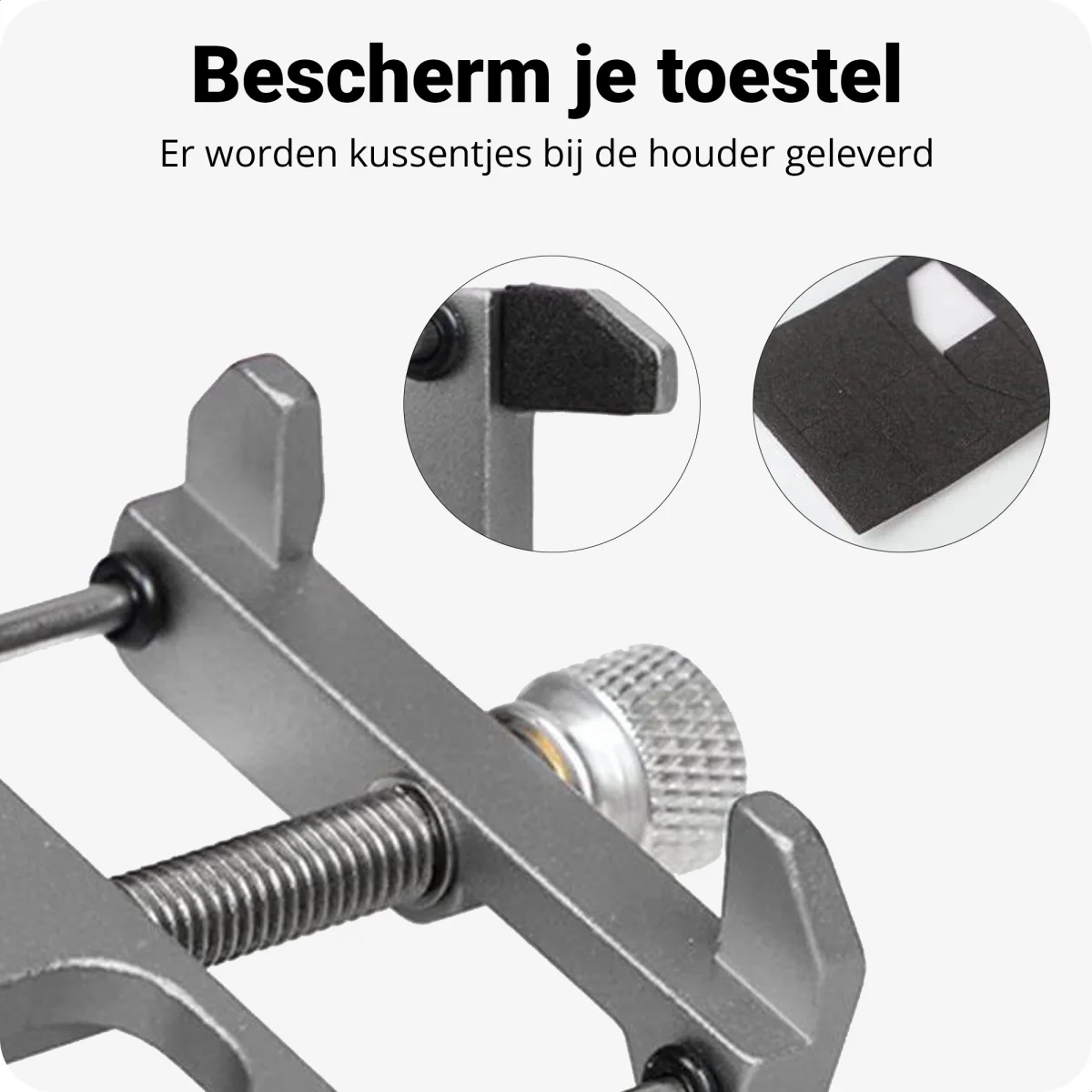 GUB G86 Universele Fiets Telefoonhouder voor Smartphone Grijs afbeelding 6