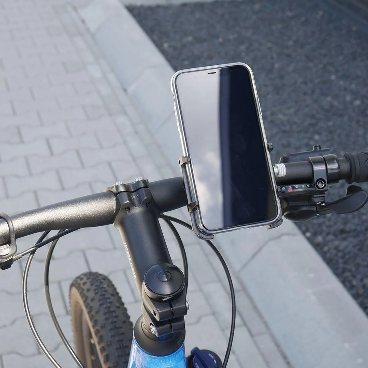 GUB G86 Universele Fiets Telefoonhouder voor Smartphone Grijs afbeelding 9
