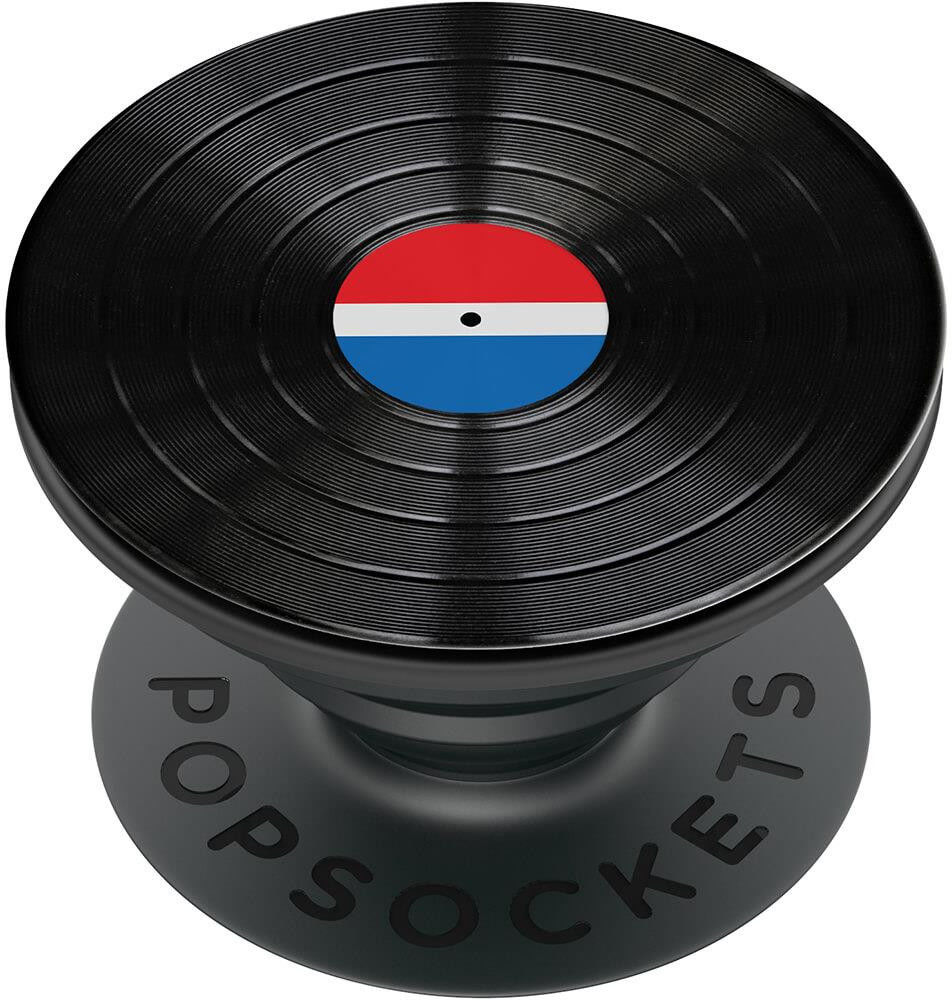 PopSockets PopGrip PopTop Telefoon Greep en Standaard Backspin Zwart afbeelding 1