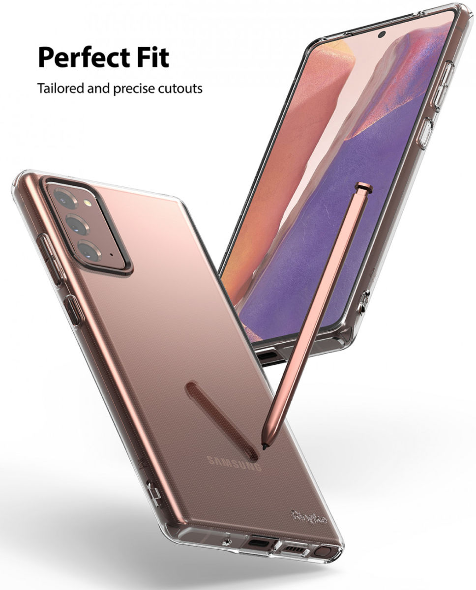 Ringke Air Samsung Galaxy Note 20 Hoesje Flexibel TPU Transparant afbeelding 3