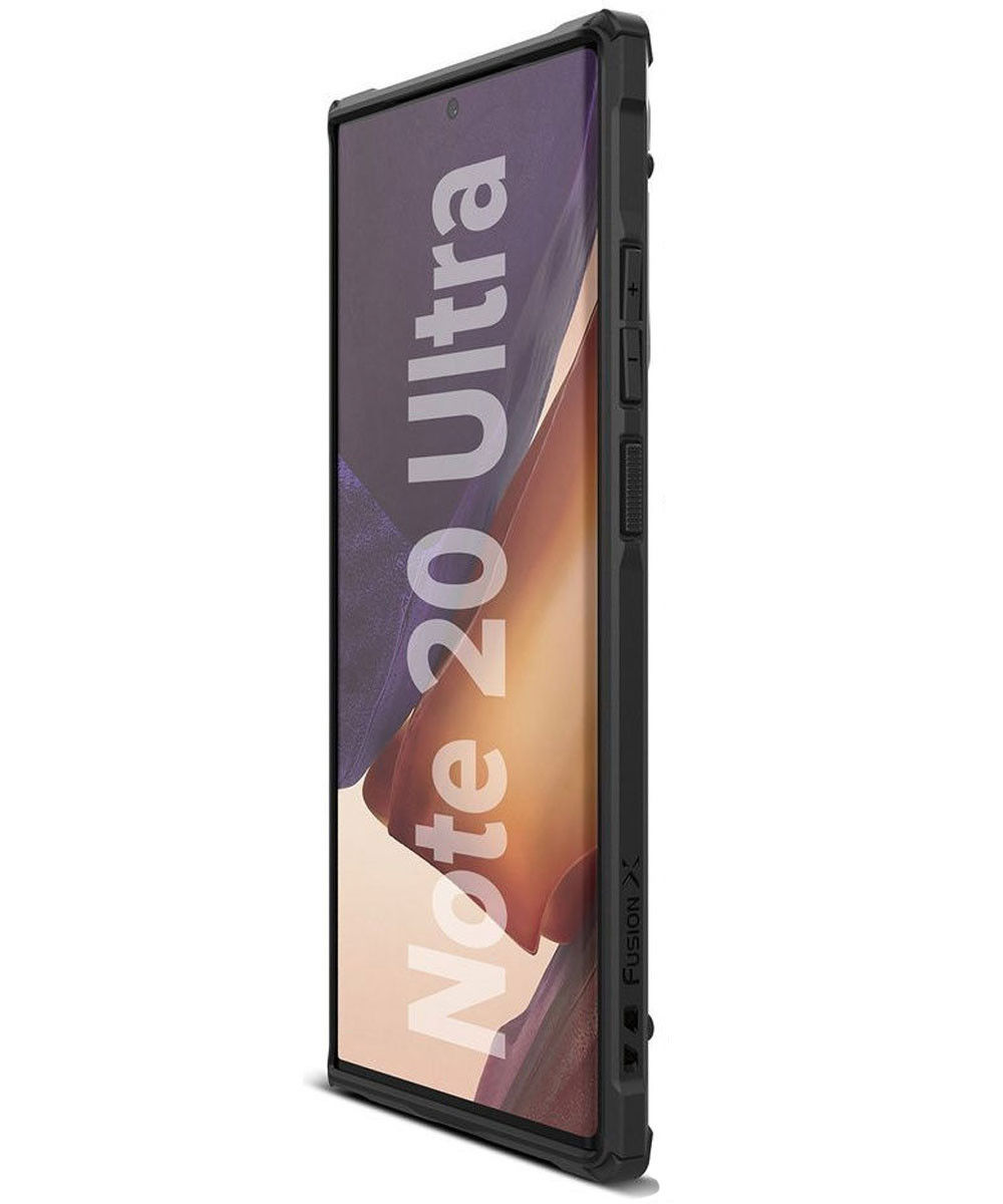 Ringke Fusion X Samsung Galaxy Note 20 Ultra Hoesje Camo Zwart afbeelding 3
