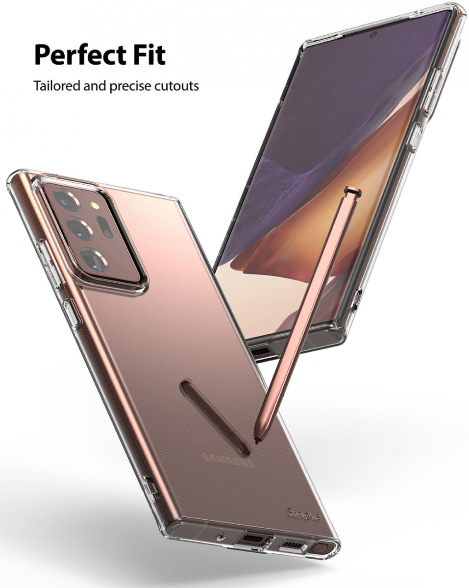 Ringke Air Samsung Galaxy Note 20 Ultra Hoesje Flexibel TPU Zwart afbeelding 3