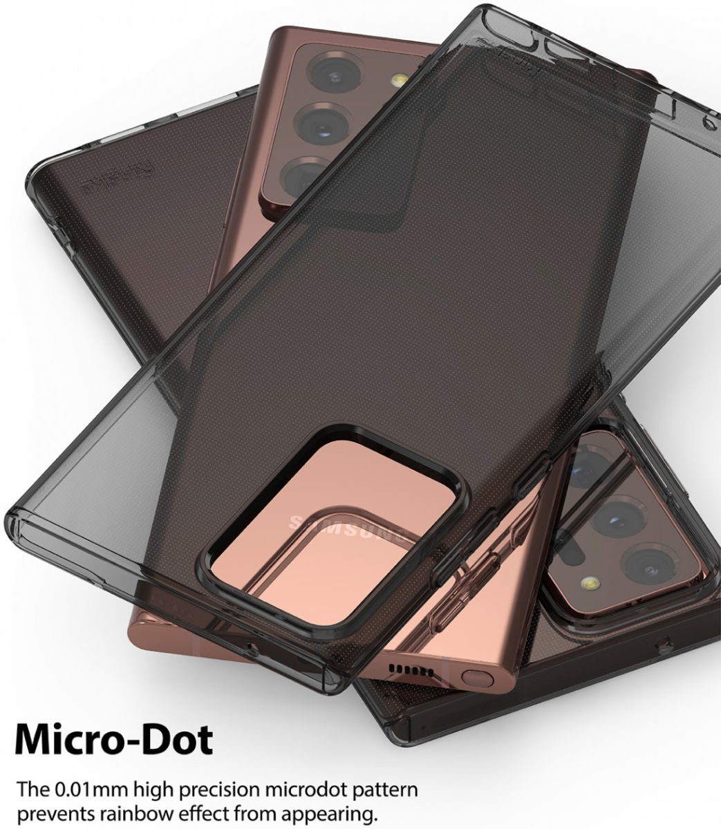 Ringke Air Samsung Galaxy Note 20 Ultra Hoesje Flexibel TPU Zwart afbeelding 6