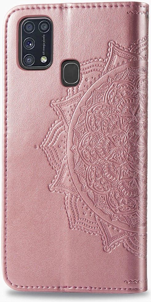 Samsung Galaxy M31 Portemonnee Hoesje Met Mandala Roze Goud afbeelding 10