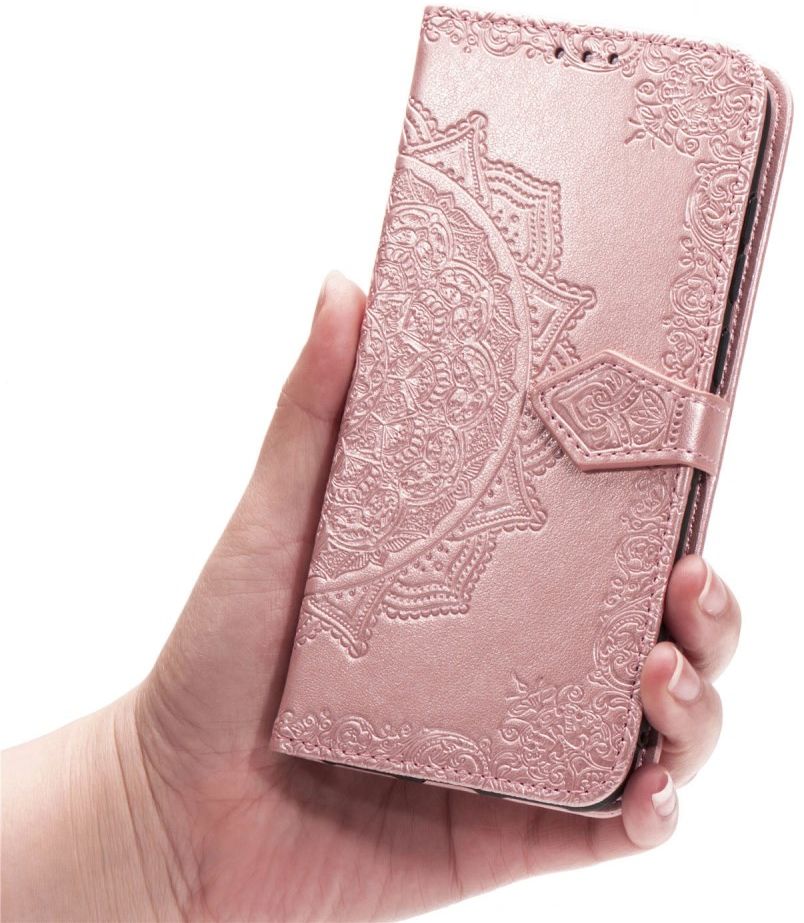 Samsung Galaxy M31 Portemonnee Hoesje Met Mandala Roze Goud afbeelding 6